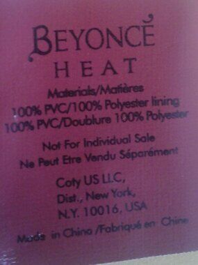 Beyonce Heat perfume cosmetic bag